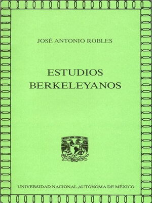 cover image of Estudios berkeleyanos